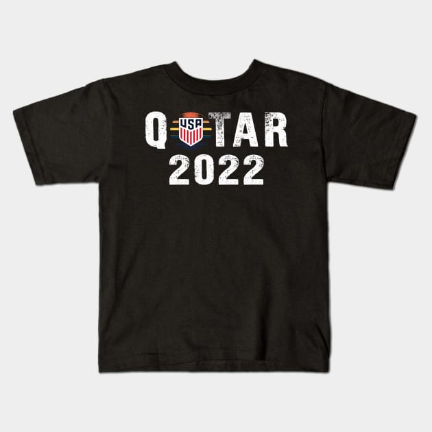 World Cup Qatar 2022 Kids T-Shirt by raeex